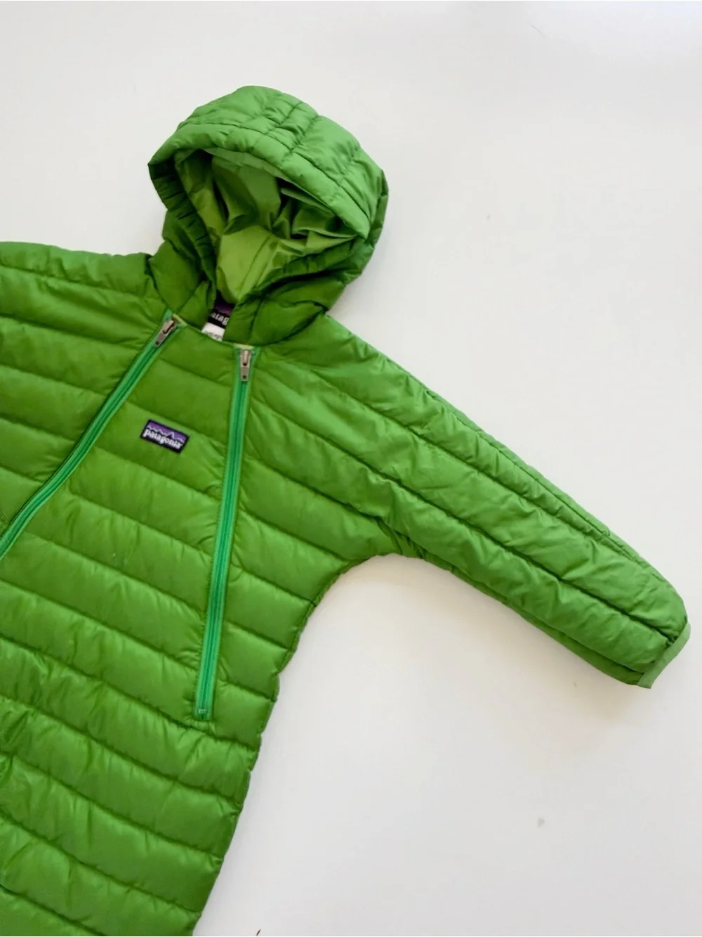Patagonia Infant Down Sweater Bunting Green Size 6M
